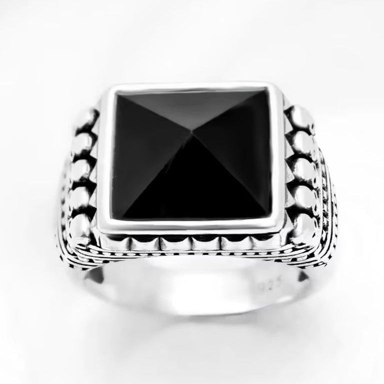 Cocktail Ring Ethno Skulls Black Europe Style Fine Jewelry for Men & Women Brand New Gift in 925 Sterling Silver