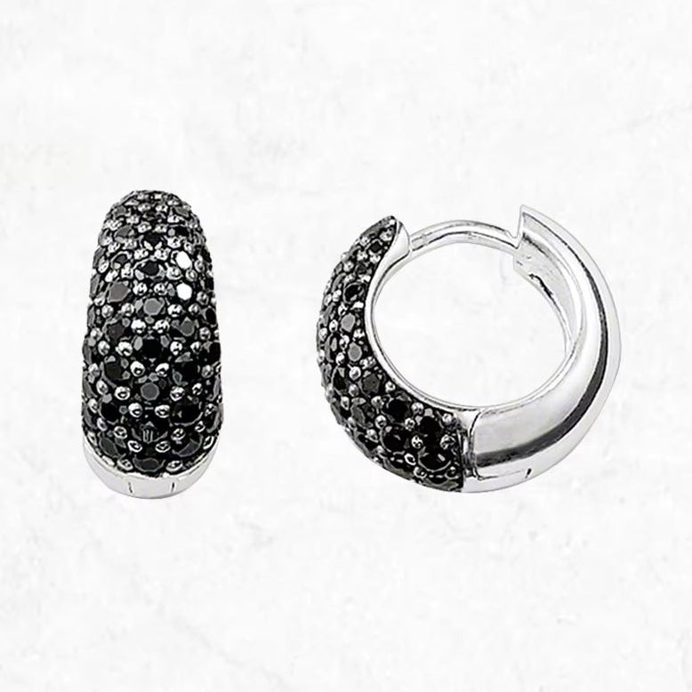 Water Drop Creole Hinged Hoop Earrings Europe Style Glam Fashion Good Jewerly for Women New Gift in Pure 925 Sterling Silver