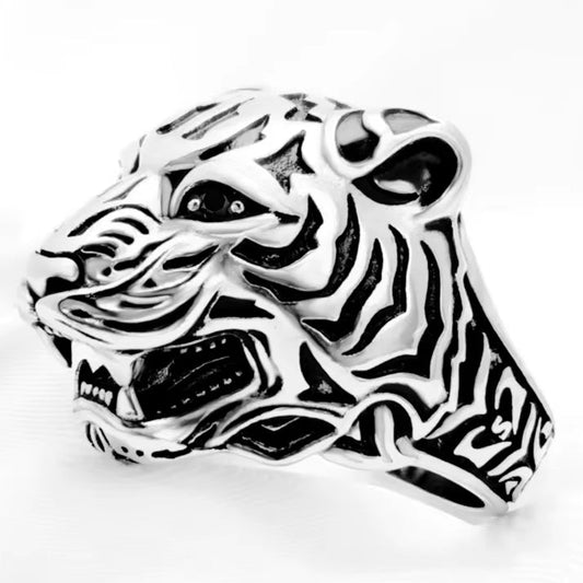 Ring Golden Tiger Rebel Fine Jewelry for Women Men,2022 Brand New Personal Lucky Gift in 925 Sterling Silver
