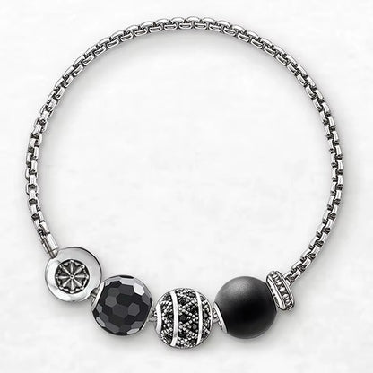 Basics 925 Sterling Silver Bracelets Karma Jewelry DIY Super Deals Gift Europe Style Accessories