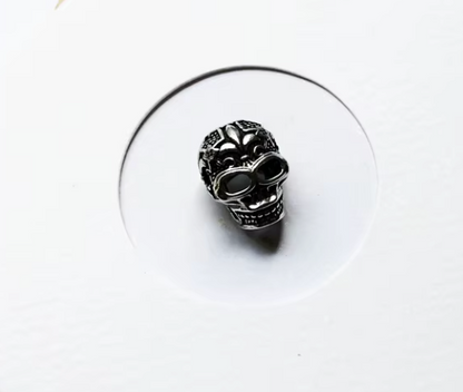 Fleur-De-Lis Skull Rebel Bead Charm | Night Collection