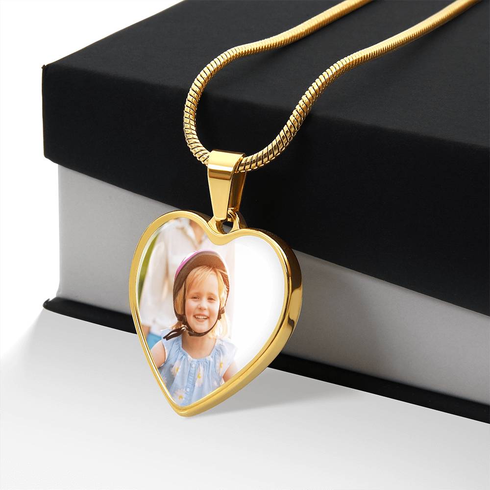 Capture the Moment - Personalized Photo Heart Necklace