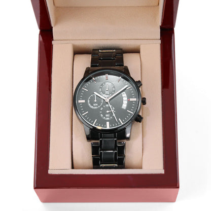 To My Husband Your Last Everything (Charcoal Black) – Men's Watch
