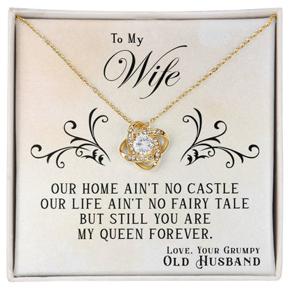 My Queen Forever - Love Knot Necklace