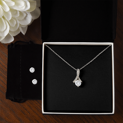 Alluring Beauty Necklace & Earring Set