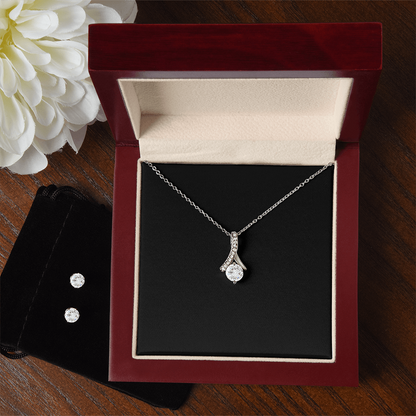 Alluring Beauty Necklace & Earring Set