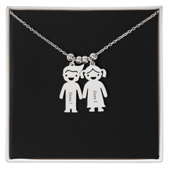 Keep Them Close: Personalized Kids Charm Necklace