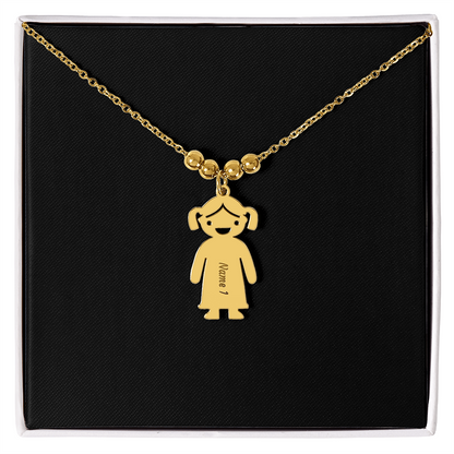 Keep Them Close: Personalized Kids Charm Necklace