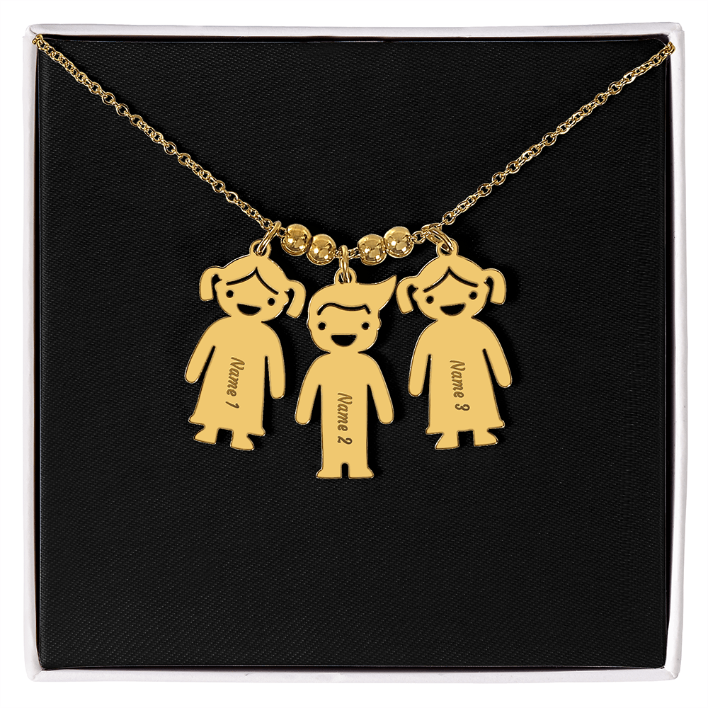 Keep Them Close: Personalized Kids Charm Necklace