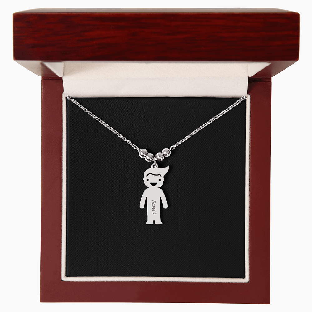 Keep Them Close: Personalized Kids Charm Necklace