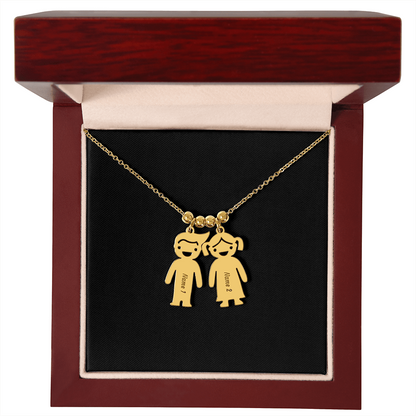 Keep Them Close: Personalized Kids Charm Necklace