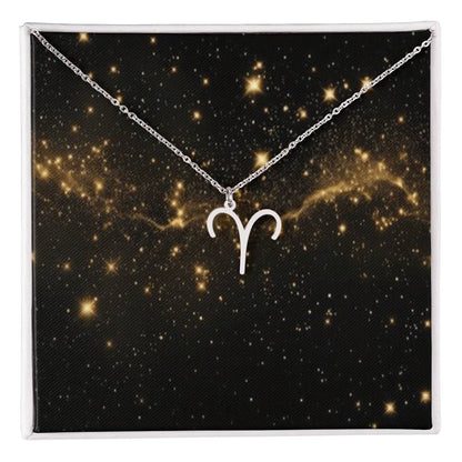 Written in the Stars: Personalized Zodiac Symbol Necklace