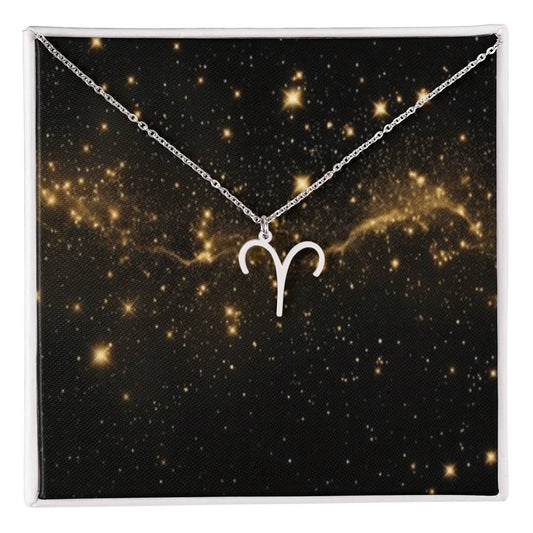 Written in the Stars: Personalized Zodiac Symbol Necklace