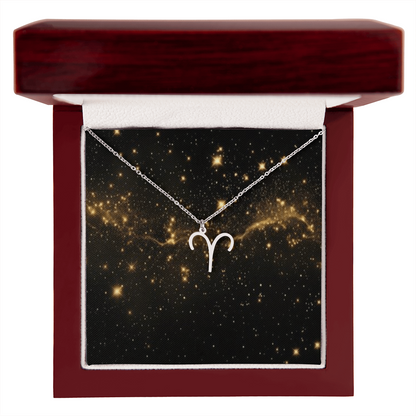 Written in the Stars: Personalized Zodiac Symbol Necklace