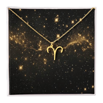 Written in the Stars: Personalized Zodiac Symbol Necklace