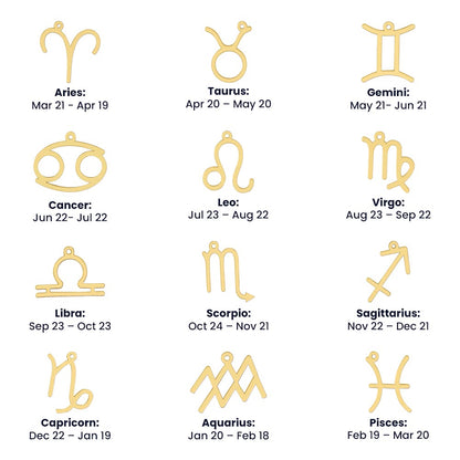 Written in the Stars: Personalized Zodiac Symbol Necklace