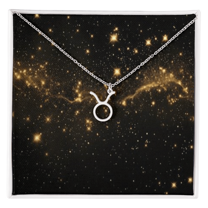 Written in the Stars: Personalized Zodiac Symbol Necklace