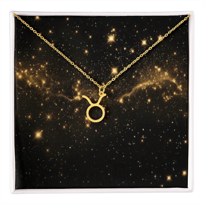 Written in the Stars: Personalized Zodiac Symbol Necklace