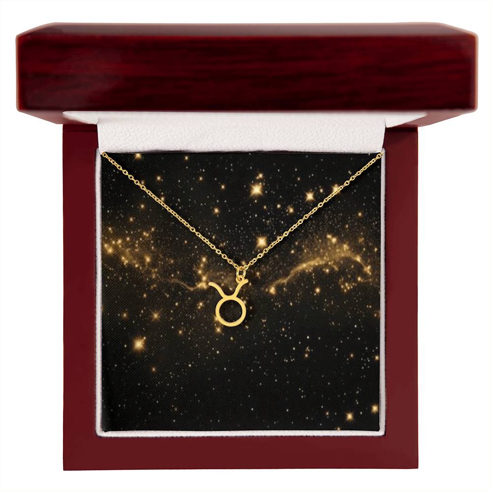 Written in the Stars: Personalized Zodiac Symbol Necklace