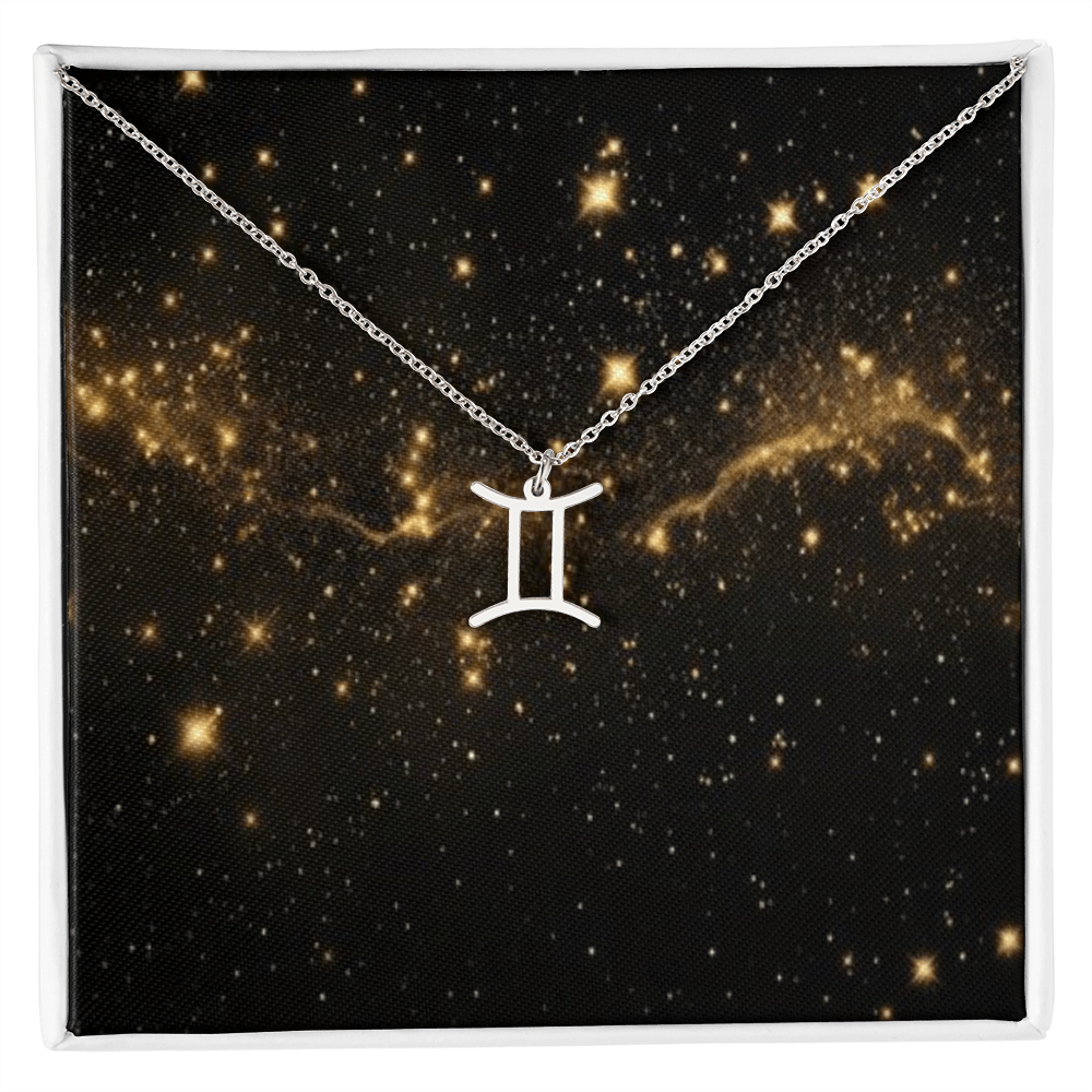 Written in the Stars: Personalized Zodiac Symbol Necklace