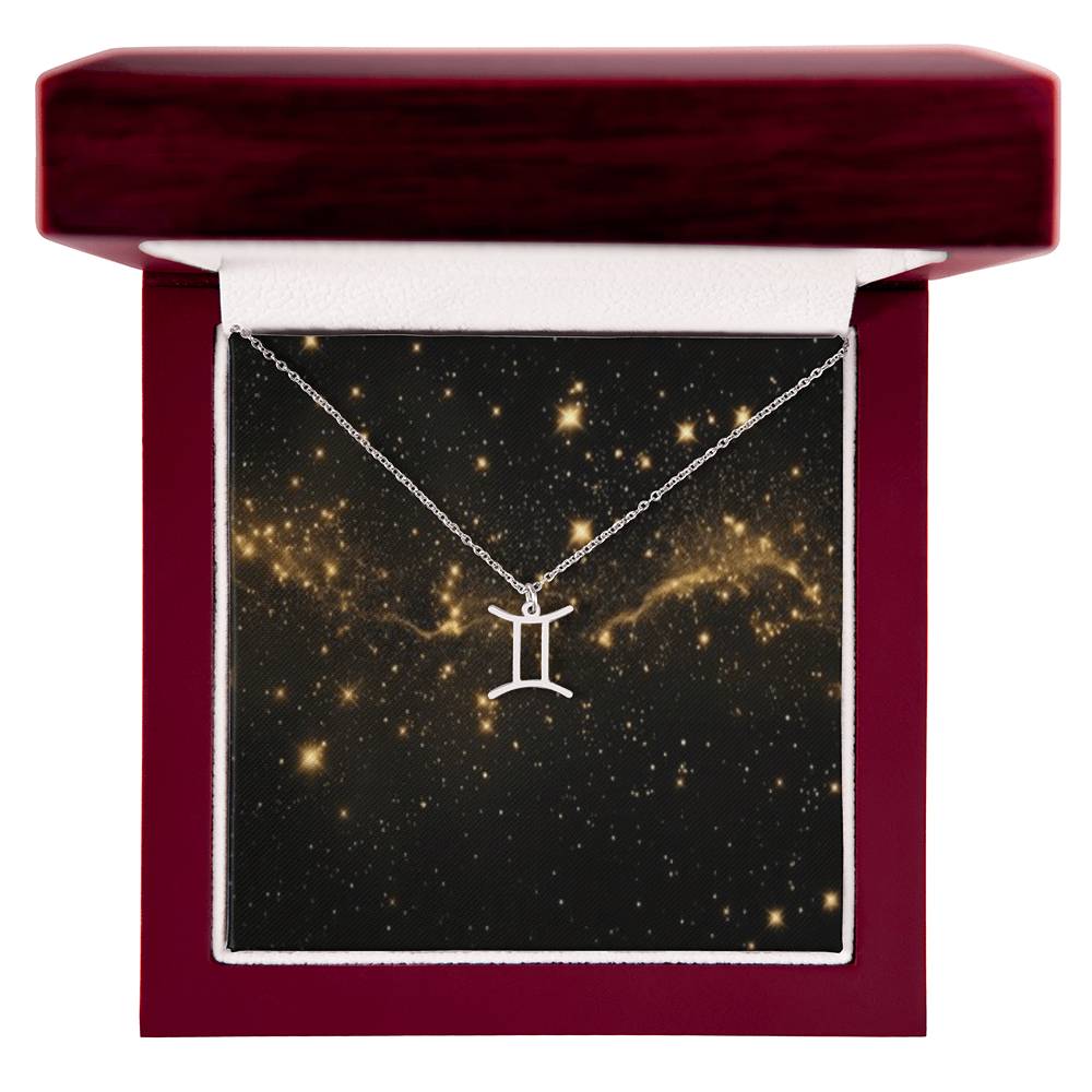 Written in the Stars: Personalized Zodiac Symbol Necklace