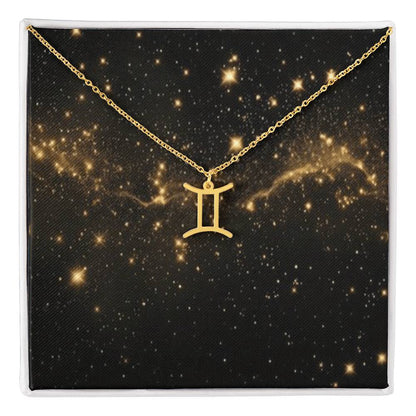 Written in the Stars: Personalized Zodiac Symbol Necklace