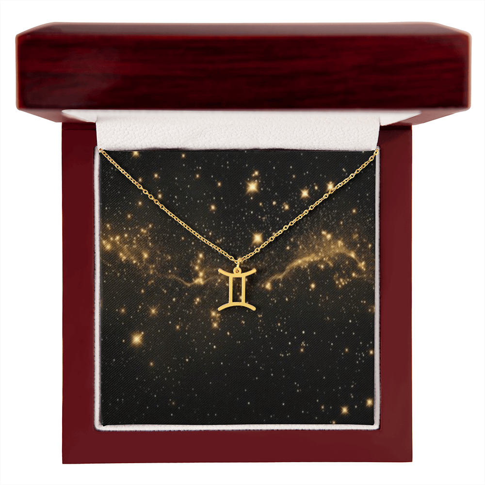 Written in the Stars: Personalized Zodiac Symbol Necklace