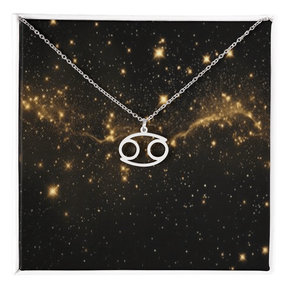 Written in the Stars: Personalized Zodiac Symbol Necklace