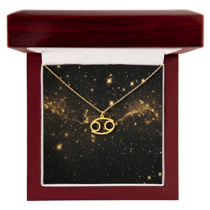 Written in the Stars: Personalized Zodiac Symbol Necklace