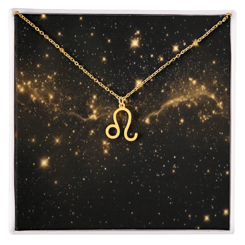 Written in the Stars: Personalized Zodiac Symbol Necklace