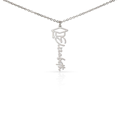 "The Future is Yours" – Personalized Graduation Name Necklace
