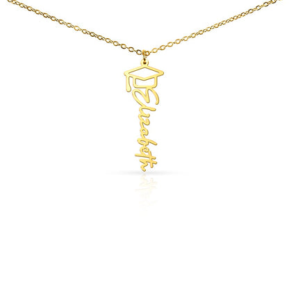 "The Future is Yours" – Personalized Graduation Name Necklace