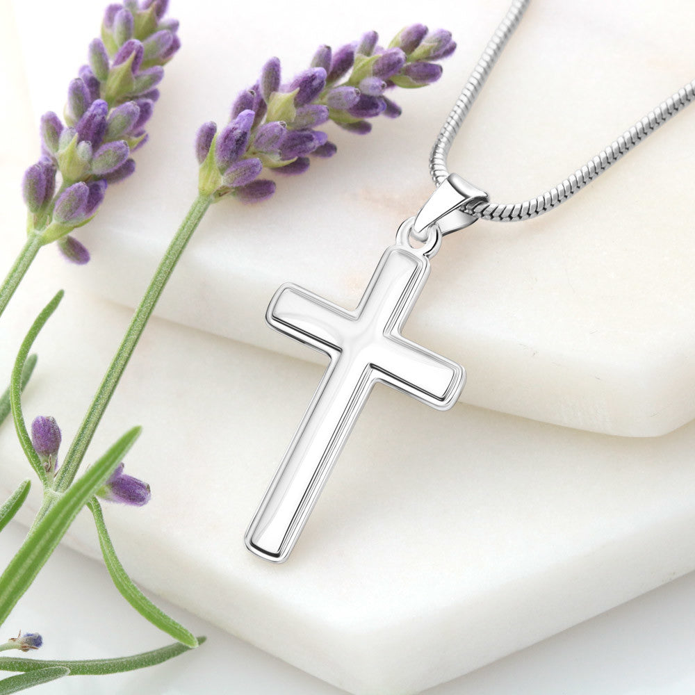 Wear Your Faith: Custom Engraved Cross Pendant