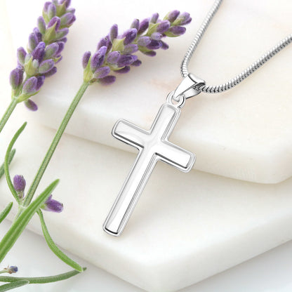 Wear Your Faith: Custom Engraved Cross Pendant