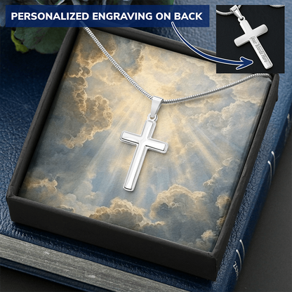 Wear Your Faith: Custom Engraved Cross Pendant