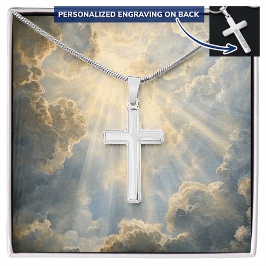 Wear Your Faith: Custom Engraved Cross Pendant
