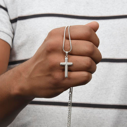 Wear Your Faith: Custom Engraved Cross Pendant