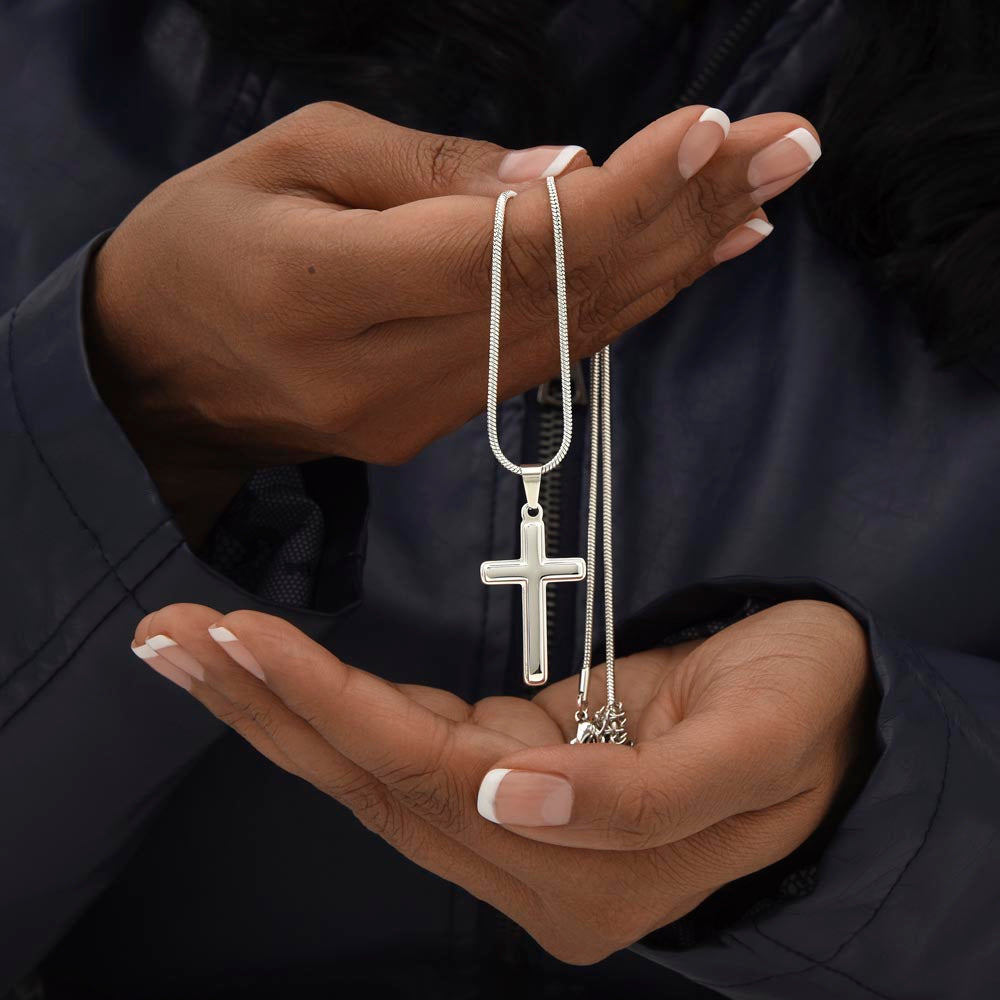 Wear Your Faith: Custom Engraved Cross Pendant