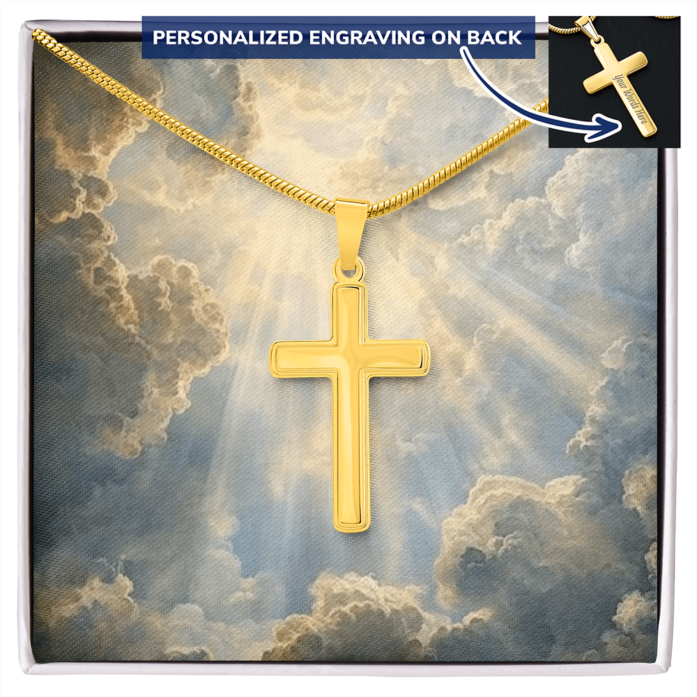 Wear Your Faith: Custom Engraved Cross Pendant