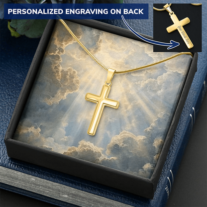 Wear Your Faith: Custom Engraved Cross Pendant