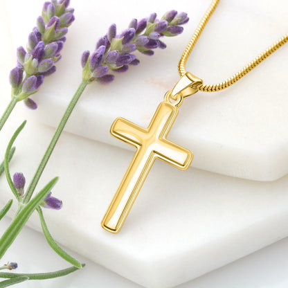 Wear Your Faith: Custom Engraved Cross Pendant