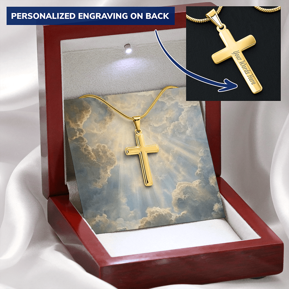 Wear Your Faith: Custom Engraved Cross Pendant