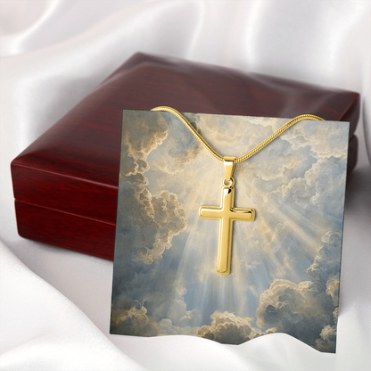 Wear Your Faith: Custom Engraved Cross Pendant