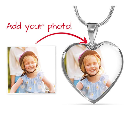 Capture the Moment - Personalized Photo Heart Necklace