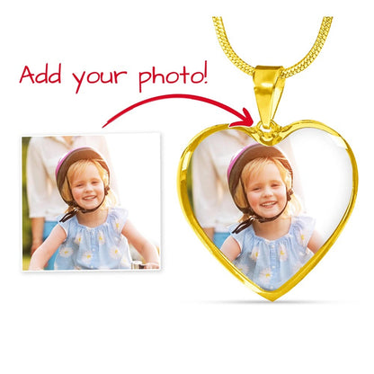 Capture the Moment - Personalized Photo Heart Necklace